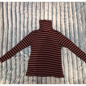 Striped Turtleneck